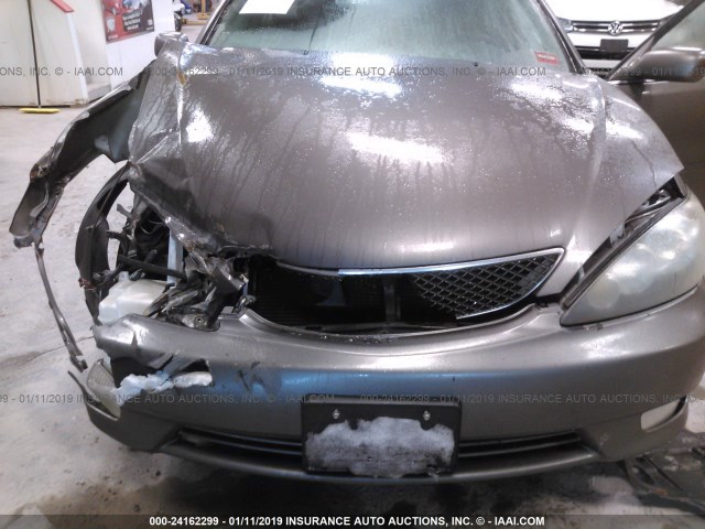 4T1BE32K55U552387 - 2005 TOYOTA CAMRY LE/XLE/SE GRAY photo 10