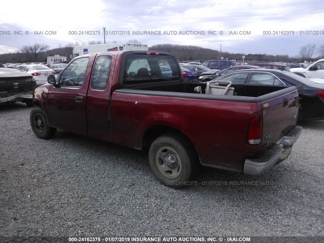 2FTRX17294CA81014 - 2004 FORD F-150 HERITAGE CLASSIC RED photo 3