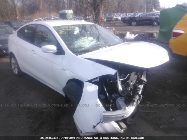 1C3CDFBA4DD152358 - 2013 DODGE DART SXT WHITE photo 1