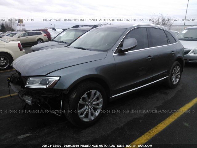 WA1LFAFP5DA023547 - 2013 AUDI Q5 PREMIUM PLUS GRAY photo 2