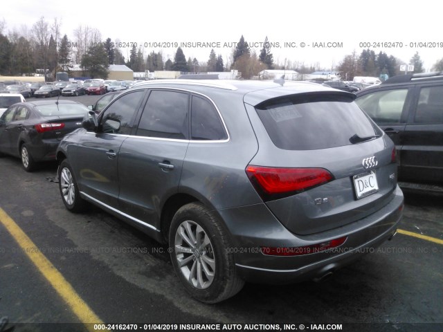 WA1LFAFP5DA023547 - 2013 AUDI Q5 PREMIUM PLUS GRAY photo 3