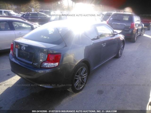 JTKJF5C79C3035561 - 2012 TOYOTA SCION TC ნაცრისფერი ფოტო 4