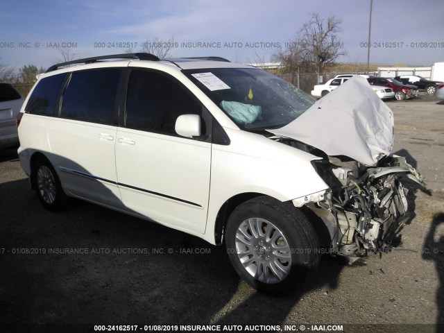 5TDYK4CC5AS325302 - 2010 TOYOTA SIENNA XLE/XLE LIMITED WHITE photo 1