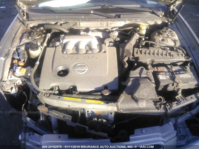 JN1DA31A93T415976 - 2003 NISSAN MAXIMA GLE/SE GRAY photo 10