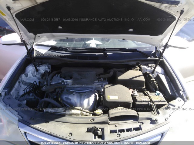 4T1BF1FKXCU549414 - 2012 TOYOTA CAMRY SE/LE/XLE 白色 照片 10