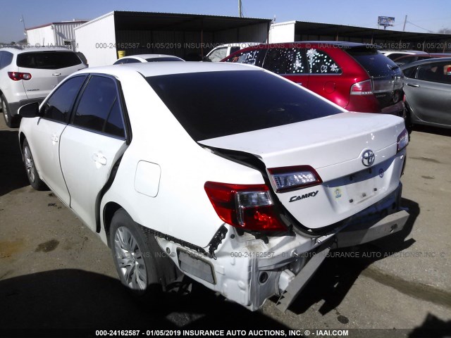 4T1BF1FKXCU549414 - 2012 TOYOTA CAMRY SE/LE/XLE 白色 照片 3