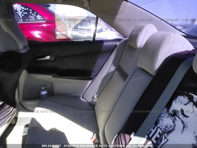 4T1BF1FKXCU549414 - 2012 TOYOTA CAMRY SE/LE/XLE 白色 照片 8
