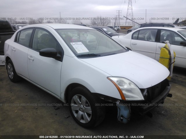 3N1AB61E38L729624 - 2008 NISSAN SENTRA 2.0/2.0S/2.0SL WHITE photo 1