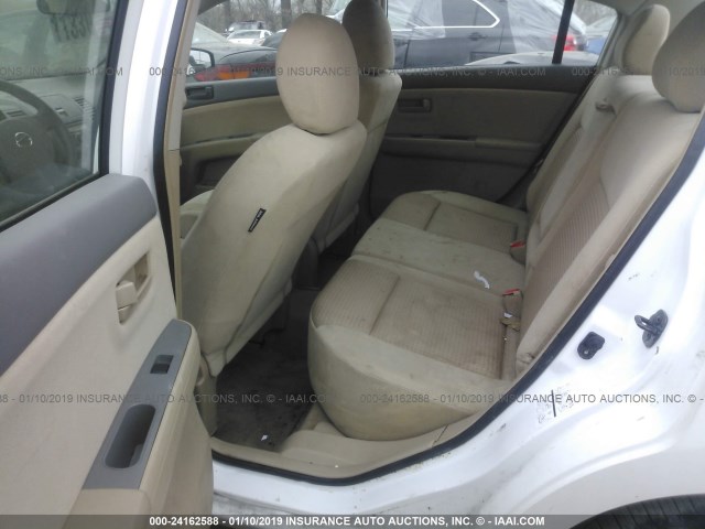 3N1AB61E38L729624 - 2008 NISSAN SENTRA 2.0/2.0S/2.0SL WHITE photo 8