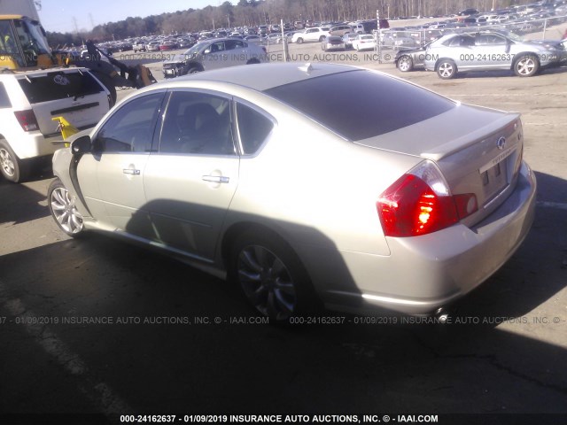 JNKAY01E57M304725 - 2007 INFINITI M35 SPORT GOLD photo 3