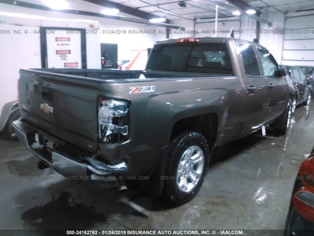 1GCVKREC8EZ362166 - 2014 CHEVROLET SILVERADO K1500 LT BROWN photo 4