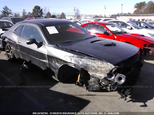 2C3CDZFJ1GH299904 - 2016 DODGE CHALLENGER R/T SCAT PACK BLACK photo 1