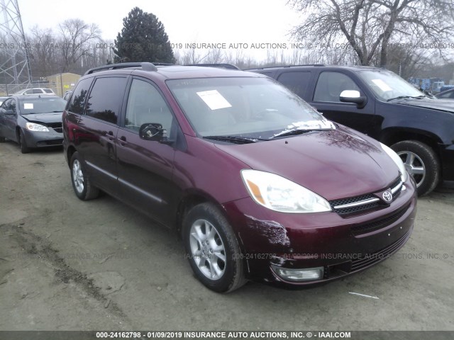 5TDBA22C34S004779 - 2004 TOYOTA SIENNA XLE/XLE LIMITED MAROON photo 1