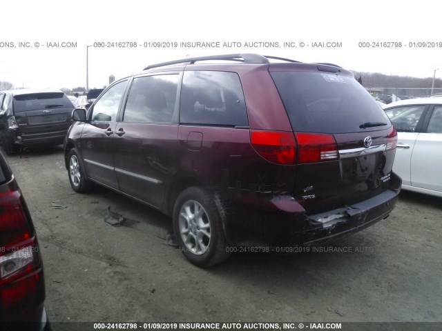 5TDBA22C34S004779 - 2004 TOYOTA SIENNA XLE/XLE LIMITED MAROON photo 3