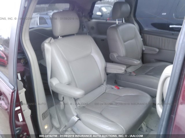 5TDBA22C34S004779 - 2004 TOYOTA SIENNA XLE/XLE LIMITED MAROON photo 8