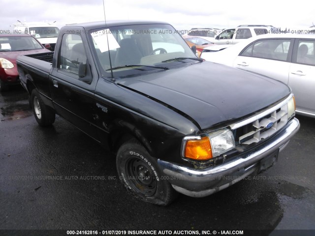 1FTCR10A9RUE82510 - 1994 FORD RANGER BLACK photo 1