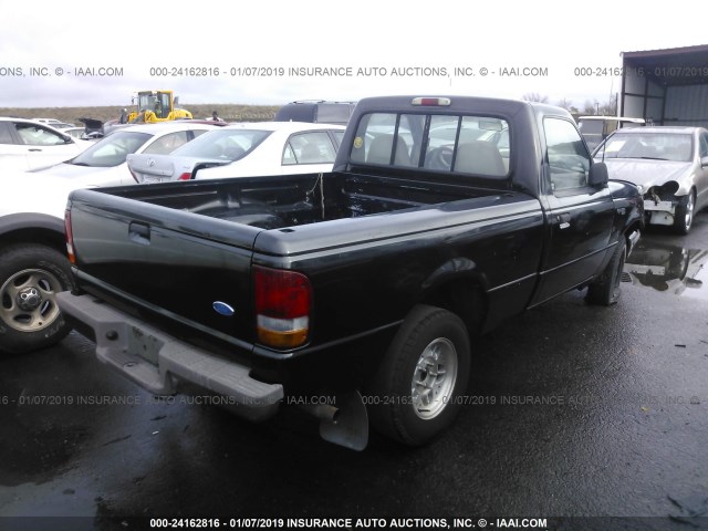 1FTCR10A9RUE82510 - 1994 FORD RANGER BLACK photo 4