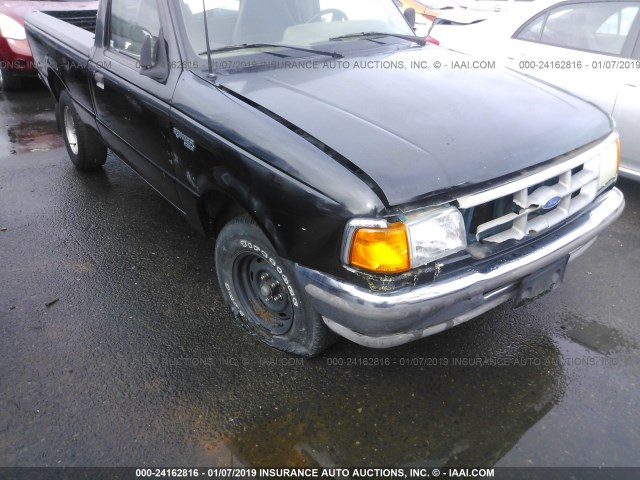 1FTCR10A9RUE82510 - 1994 FORD RANGER BLACK photo 6