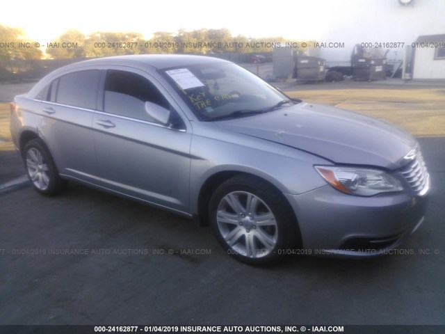 1C3CCBAB9DN670305 - 2013 CHRYSLER 200 LX SILVER photo 1