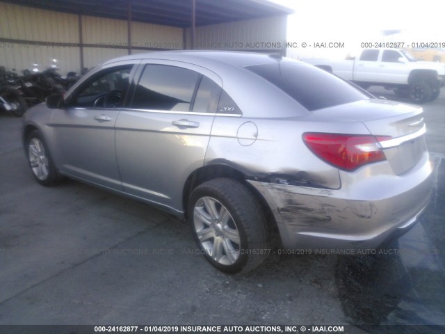 1C3CCBAB9DN670305 - 2013 CHRYSLER 200 LX SILVER photo 3