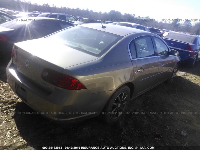 1G4HD57257U102727 - 2007 BUICK LUCERNE CXL BROWN photo 4