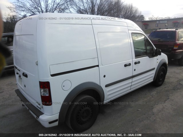 NM0LS7BN9CT087938 - 2012 FORD TRANSIT CONNECT XLT WHITE photo 4