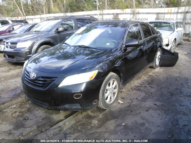 4T1BE46K48U244941 - 2008 TOYOTA CAMRY CE/LE/XLE/SE BLACK photo 2