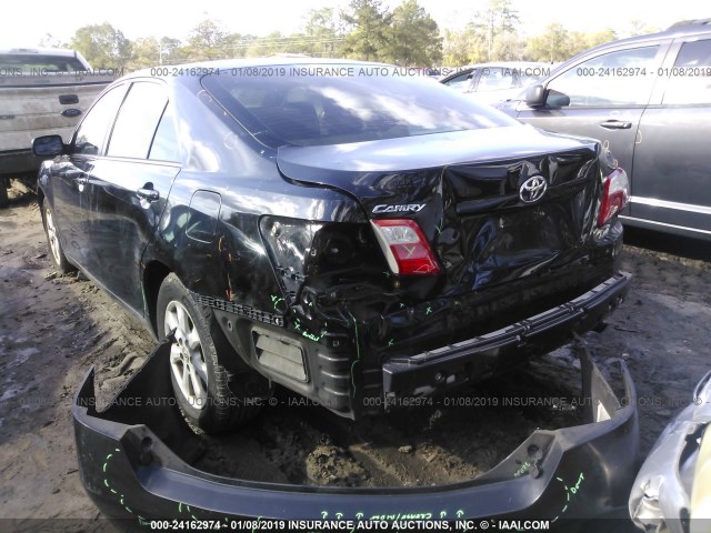 4T1BE46K48U244941 - 2008 TOYOTA CAMRY CE/LE/XLE/SE BLACK photo 6