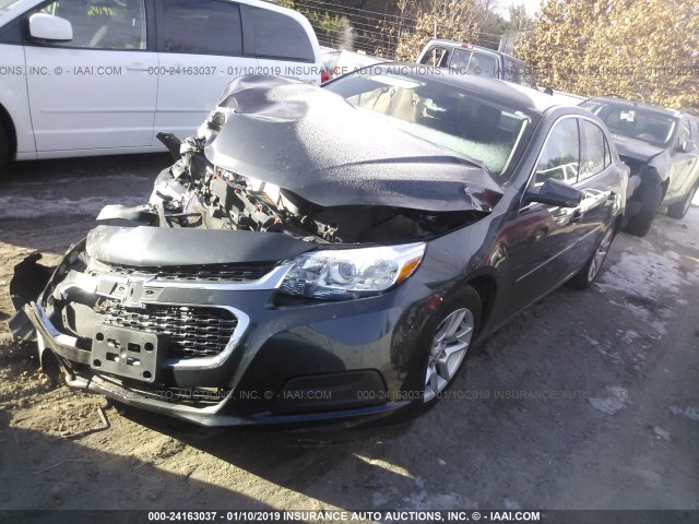1G11C5SL7EF143671 - 2014 CHEVROLET MALIBU 1LT GRAY photo 2