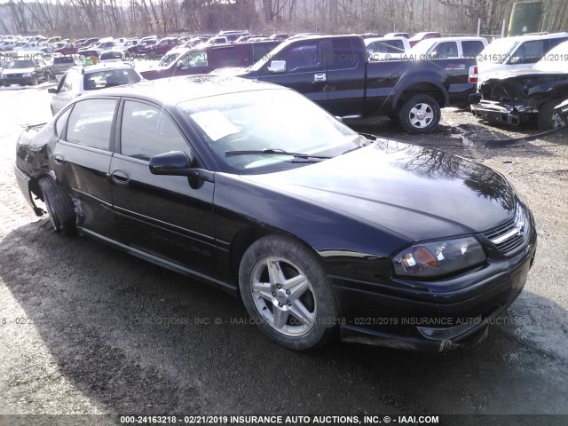 2G1WP521449241220 - 2004 CHEVROLET IMPALA SS BLACK photo 1