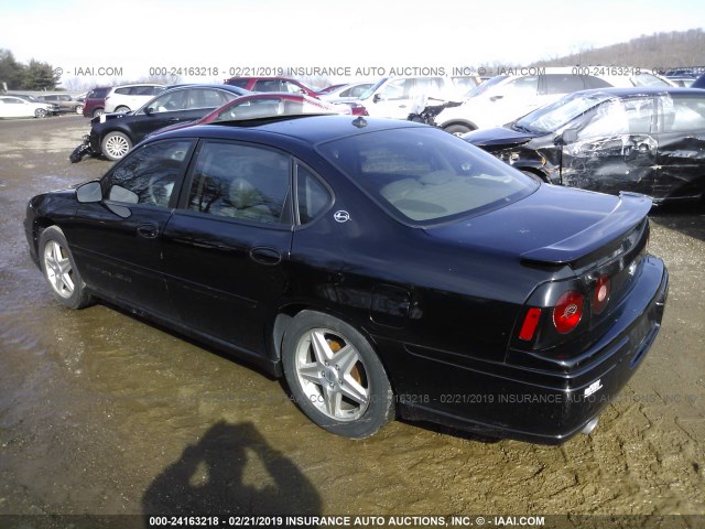 2G1WP521449241220 - 2004 CHEVROLET IMPALA SS BLACK photo 3