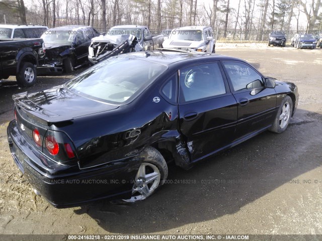 2G1WP521449241220 - 2004 CHEVROLET IMPALA SS BLACK photo 4