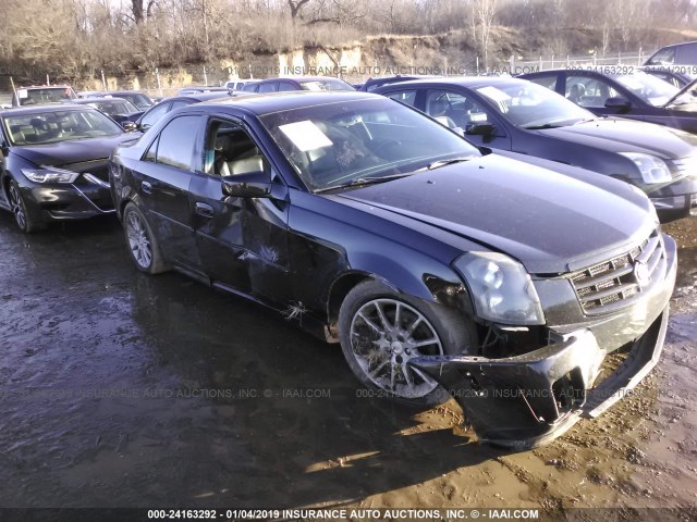 1G6DP577260182454 - 2006 CADILLAC CTS HI FEATURE V6 BLACK photo 1