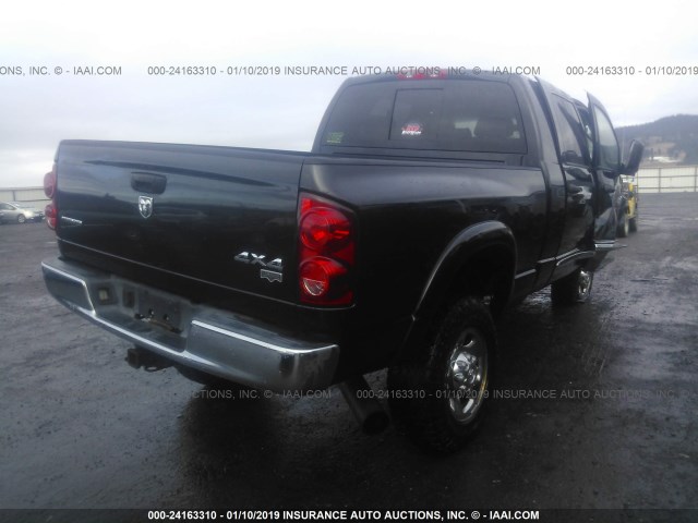 3D3MX39A47G841987 - 2007 DODGE RAM 3500 BLACK photo 4