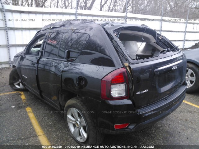 1C4NJDBB0GD670935 - 2016 JEEP COMPASS SPORT BLACK photo 3