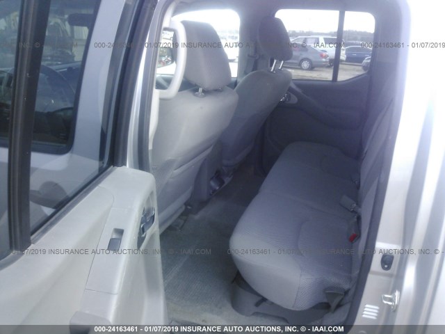 1N6AD0ER0GN763128 - 2016 NISSAN FRONTIER S/SV/SL/PRO-4X SILVER photo 8