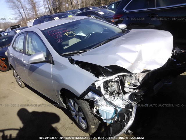 2T1BURHE1GC580649 - 2016 TOYOTA COROLLA L/LE/LE PLS/PRM/S/S PLS SILVER photo 1