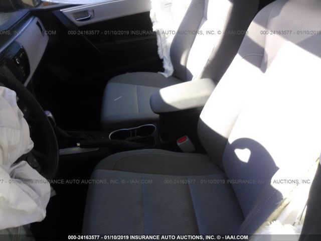 2T1BURHE1GC580649 - 2016 TOYOTA COROLLA L/LE/LE PLS/PRM/S/S PLS SILVER photo 5