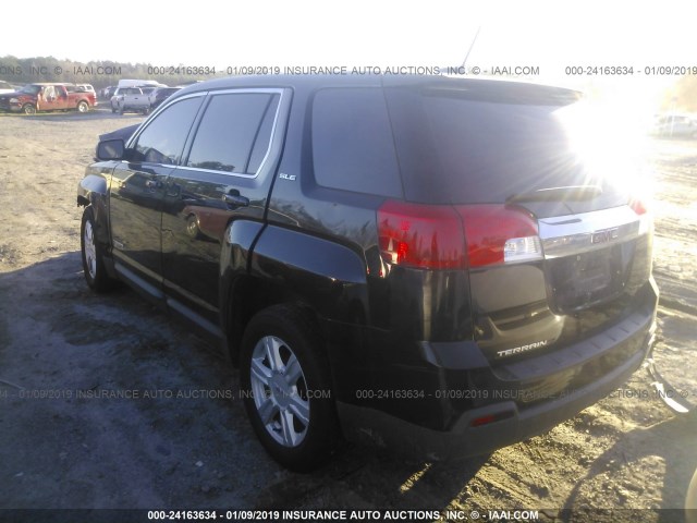 2GKALMEKXF6157794 - 2015 GMC TERRAIN SLE BLACK photo 3