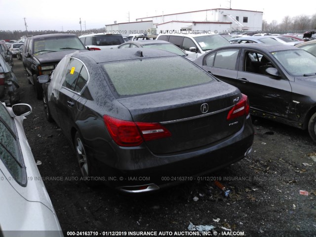 JH4KC1F30EC004402 - 2014 ACURA RLX BLACK photo 3