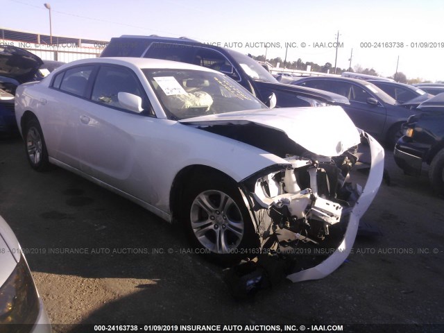 2C3CDXBGXFH896904 - 2015 DODGE CHARGER SE WHITE photo 1