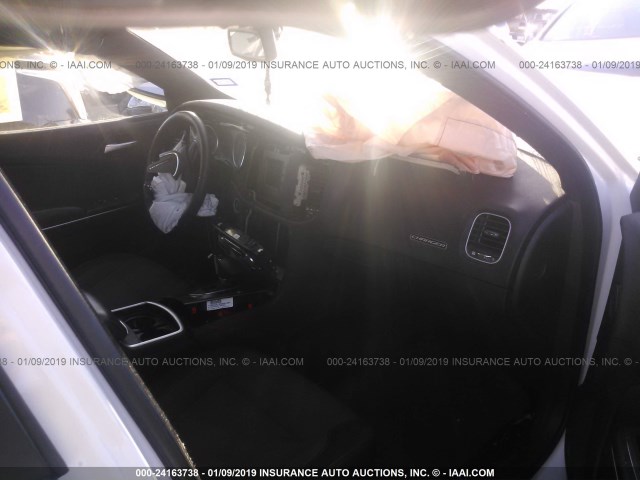 2C3CDXBGXFH896904 - 2015 DODGE CHARGER SE WHITE photo 5