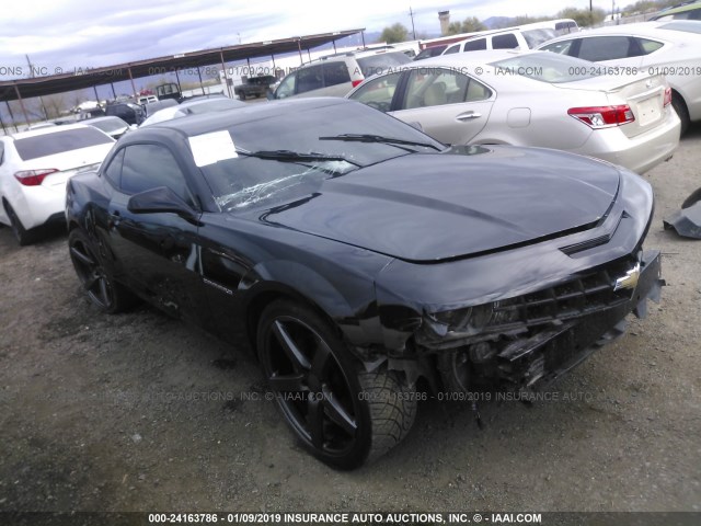 2G1FK1EJ6B9125307 - 2011 CHEVROLET CAMARO 2SS BLACK photo 1