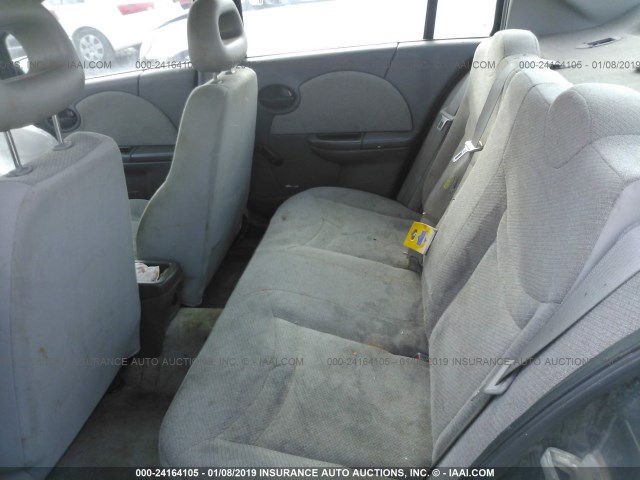 1G8AG52F54Z123710 - 2004 SATURN ION LEVEL 1 WHITE photo 8