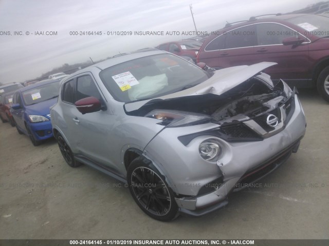 JN8AF5MV4FT562050 - 2015 NISSAN JUKE S/SV/SL/NISMO SILVER photo 1