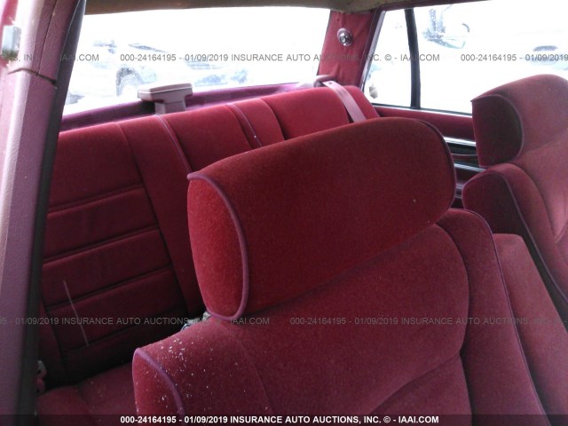 1G3HY54C6LH304002 - 1990 OLDSMOBILE DELTA 88 ROYALE BROUGHAM MAROON photo 8