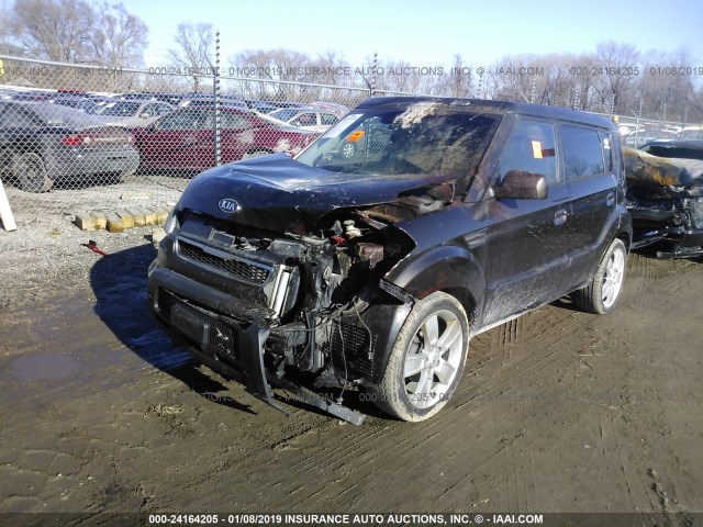 KNDJT2A28A7060561 - 2010 KIA SOUL +/!/SPORT GOLD photo 2