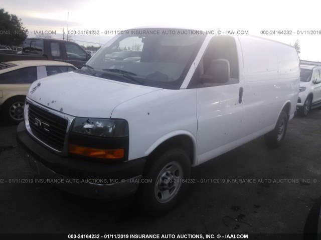 1GTW7AFF8H1911335 - 2017 GMC SAVANA G2500 WHITE photo 2