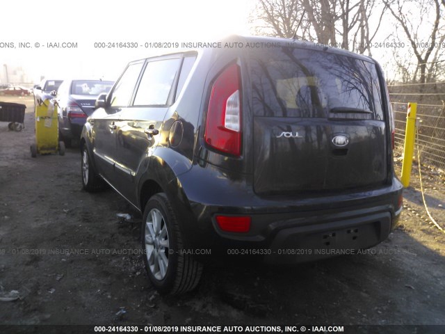 KNDJT2A64C7740169 - 2012 KIA SOUL +/!/SPORT BLACK photo 3