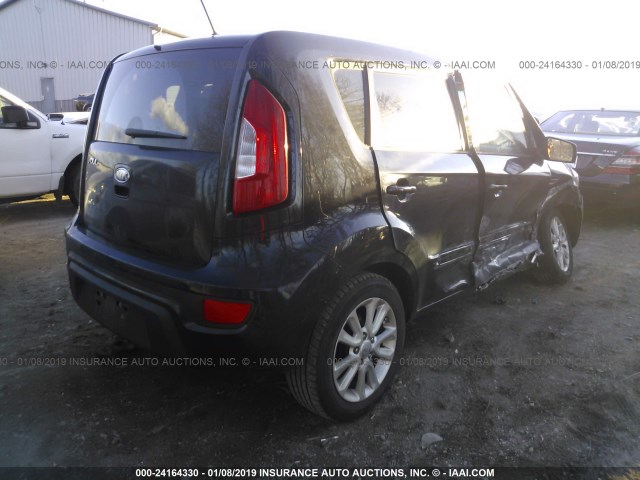 KNDJT2A64C7740169 - 2012 KIA SOUL +/!/SPORT BLACK photo 4